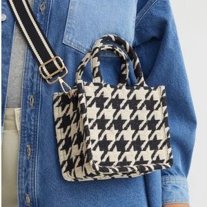 NWT H&M Herringbone Mini Bag